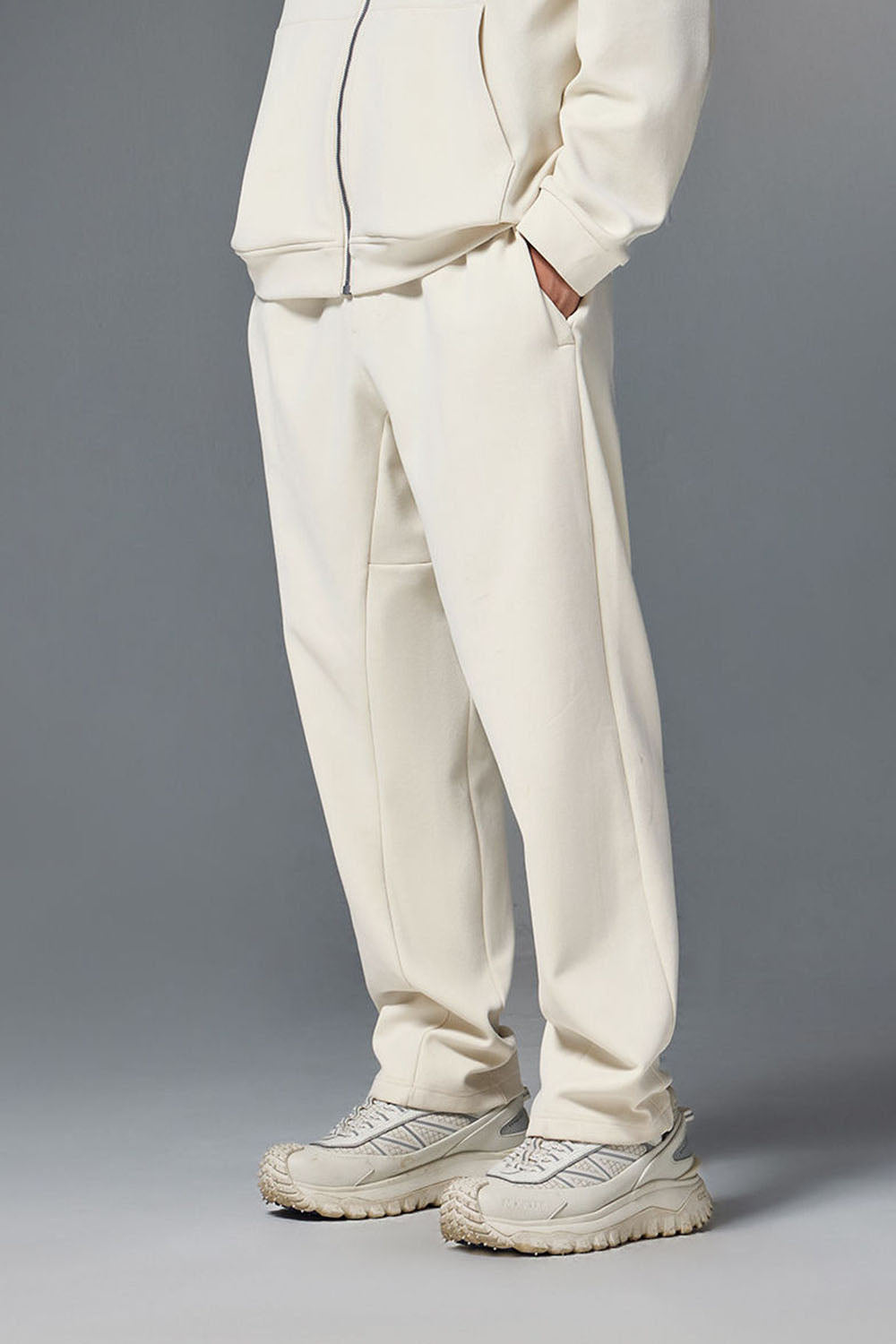 Smart Thermal Control Fleece Joggers, 380g for Leisure and Sport
