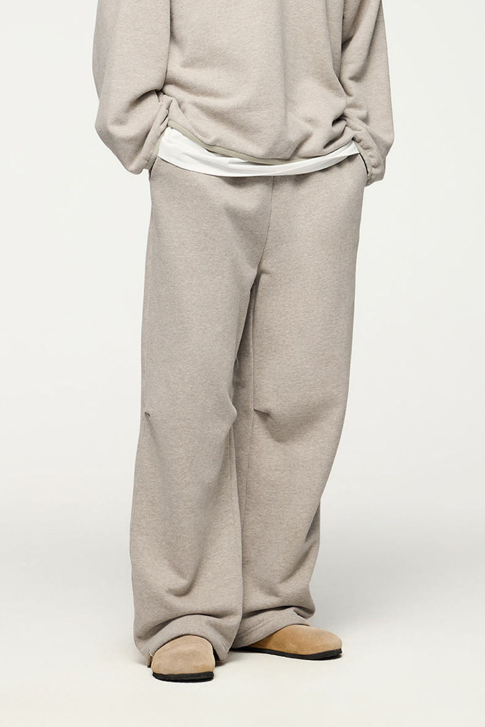 Straight-Leg Fleece Track Pants, 365g: Comfort for Sport and Leisure