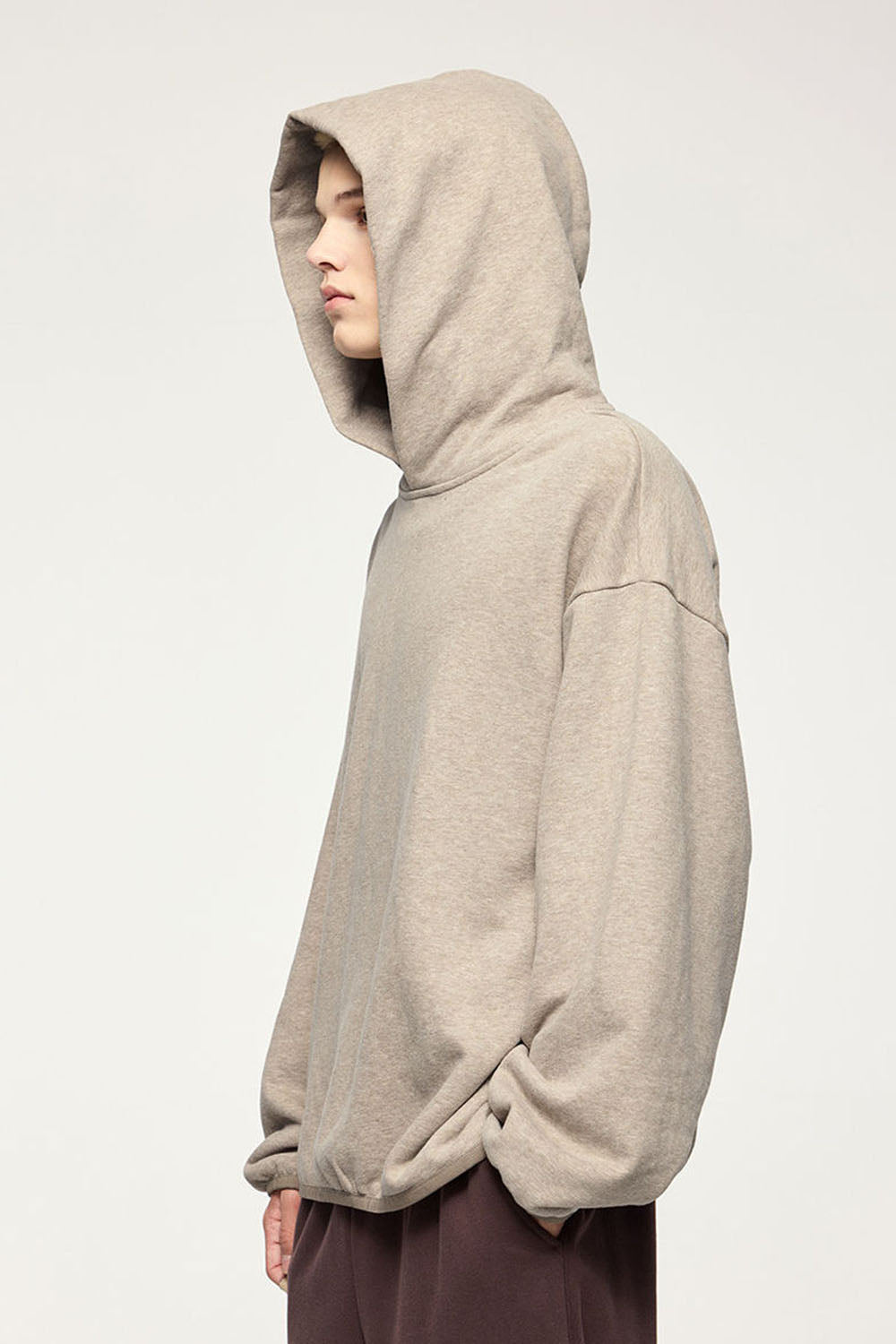 Hooded Fleece Sweatshirt: Casual Loose Pullover
