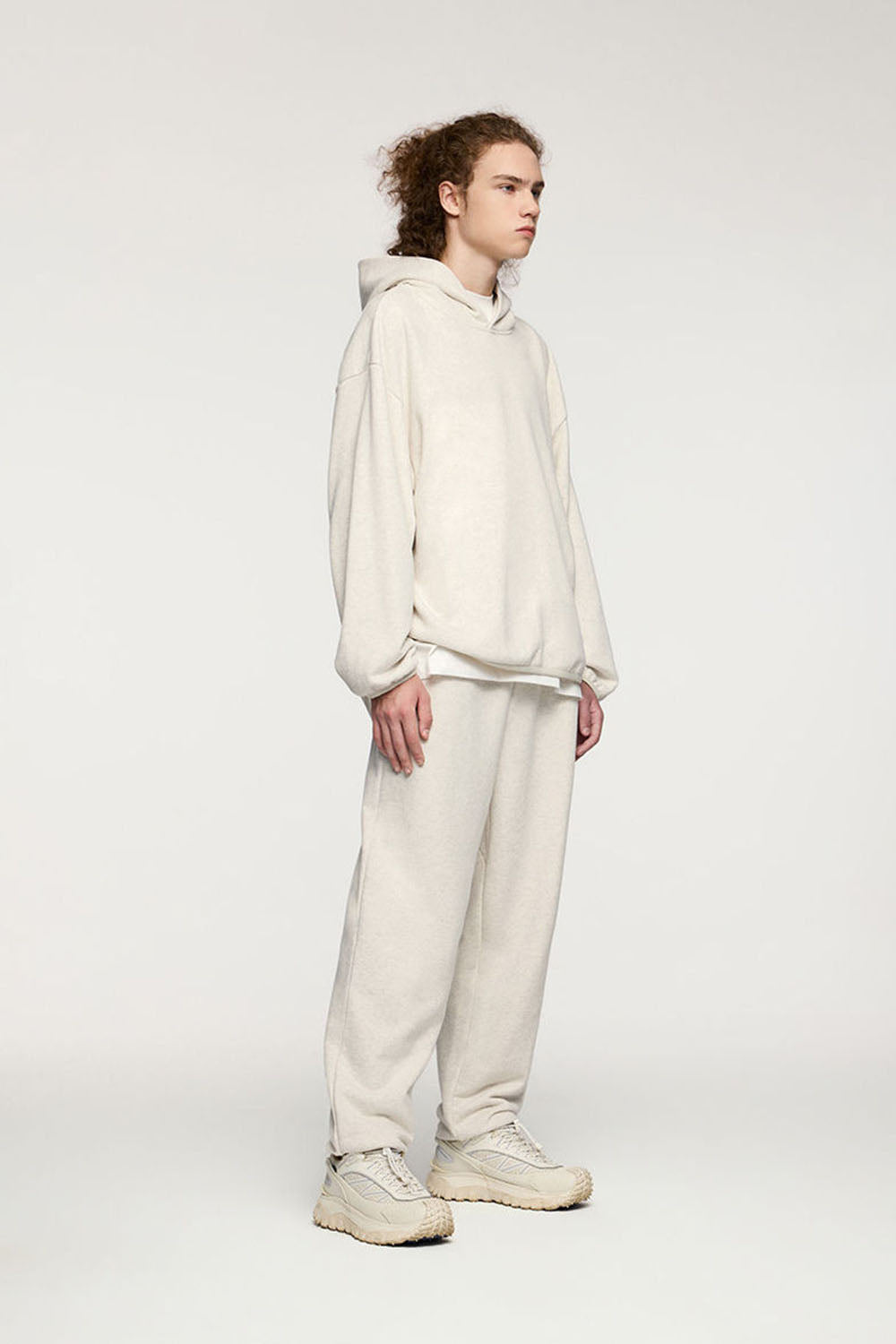 Hooded Fleece Sweatshirt: Casual Loose Pullover