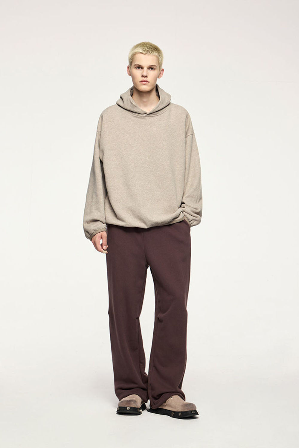 Hooded Fleece Sweatshirt: Casual Loose Pullover