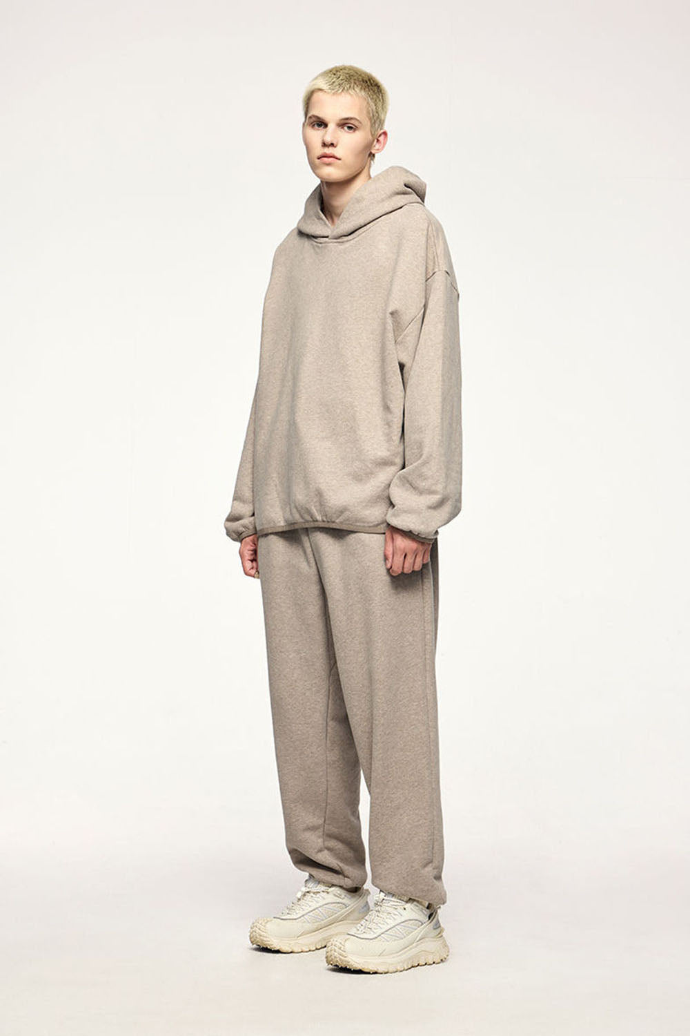 Hooded Fleece Sweatshirt: Casual Loose Pullover