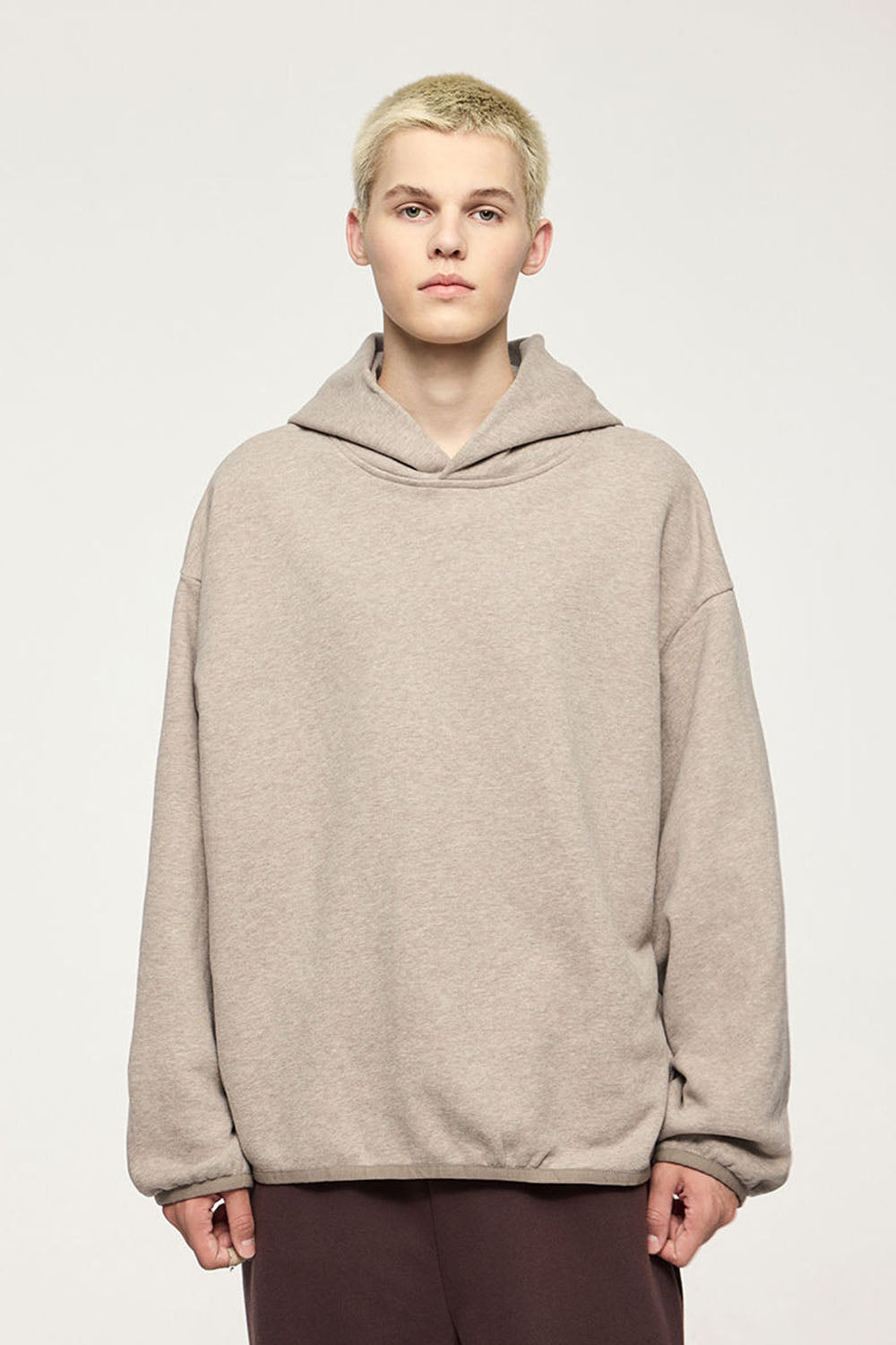 Hooded Fleece Sweatshirt: Casual Loose Pullover