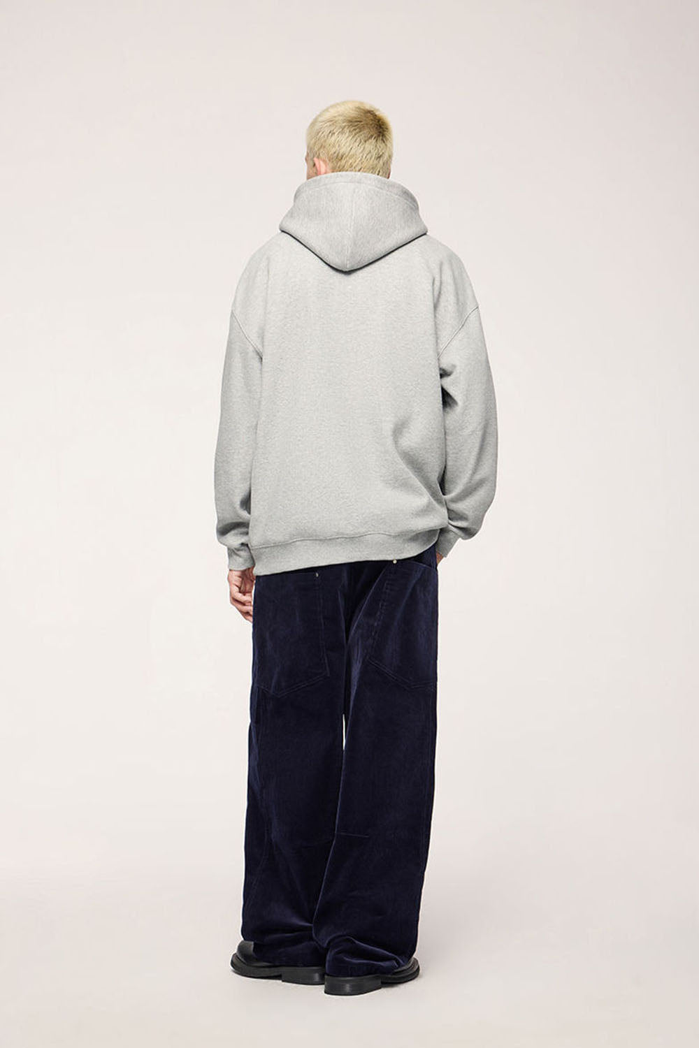 Cotton Corduroy Curved Utility Pants: Retro Sculpted Cut