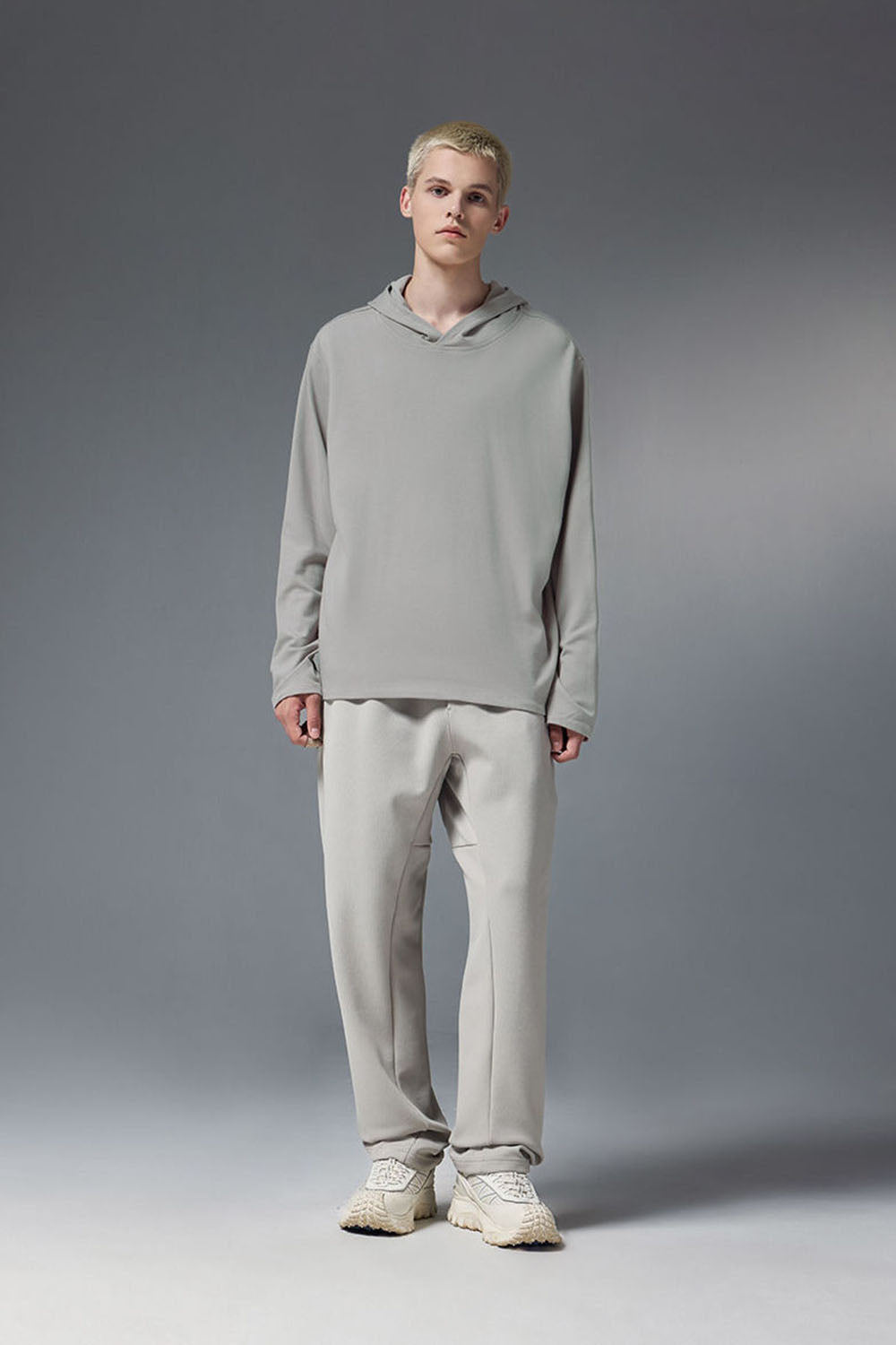 Double-Sided Velvet Hooded Long Sleeve Sweatshirt: Lightweight Sport Outdoor Top