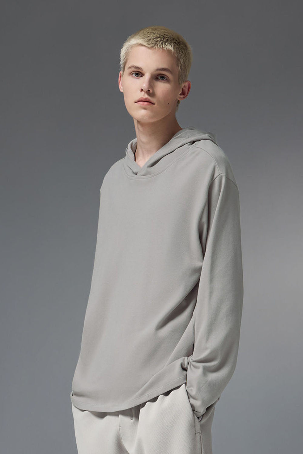 Double-Sided Velvet Hooded Long Sleeve Sweatshirt: Lightweight Sport Outdoor Top