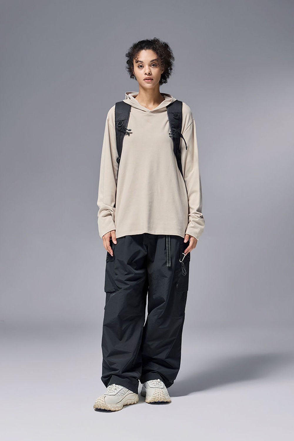 Double-Sided Velvet Hooded Long Sleeve Sweatshirt: Lightweight Sport Outdoor Top