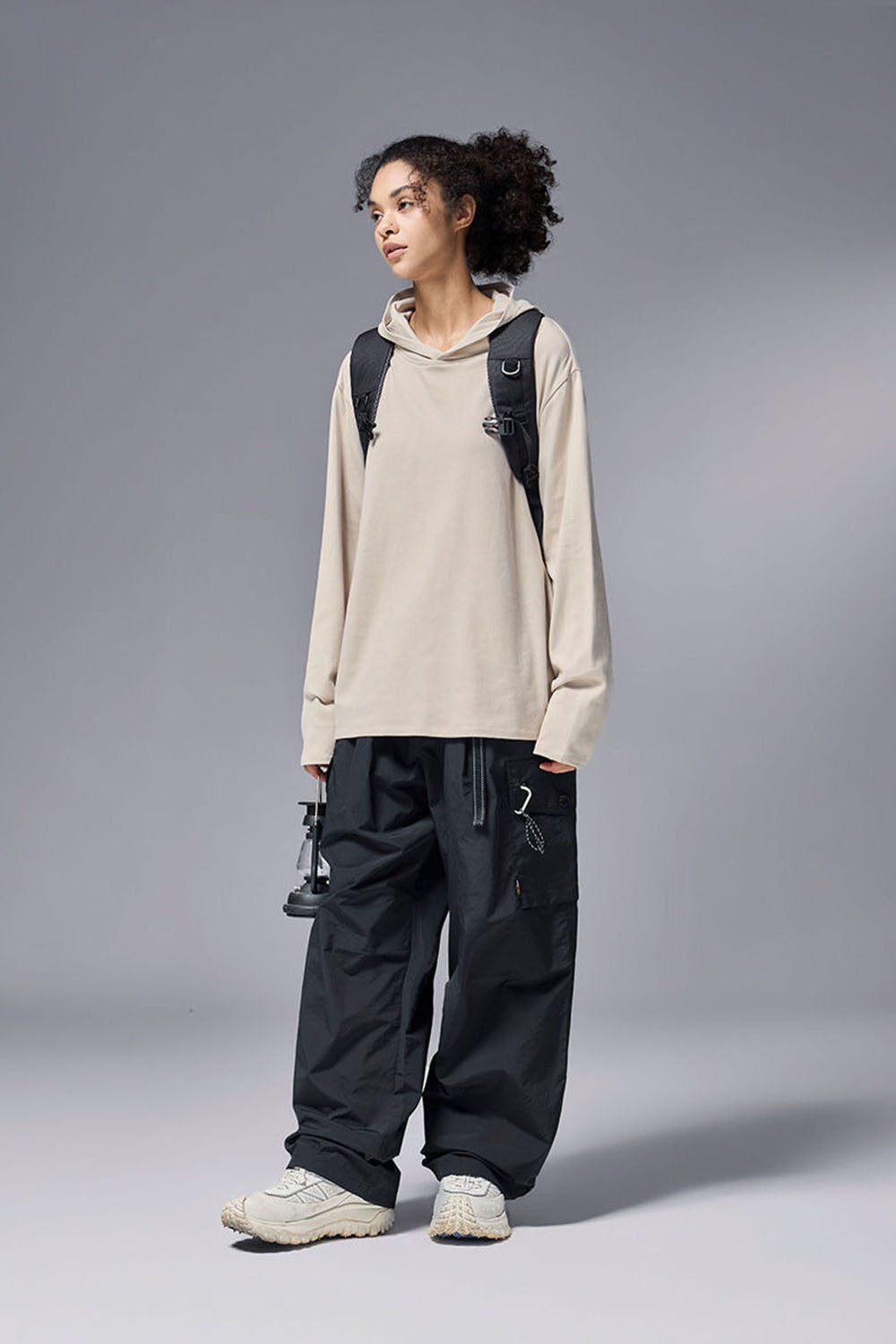 Double-Sided Velvet Hooded Long Sleeve Sweatshirt: Lightweight Sport Outdoor Top