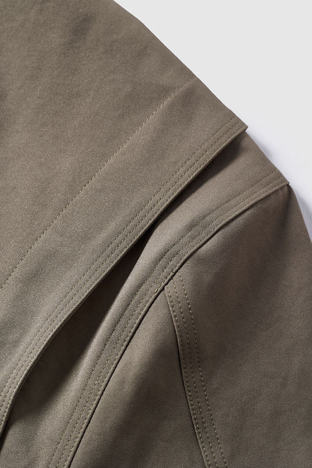 Elastic Rivet Utility Cropped Jacket: Vintage Collared Lumberjack Workwear