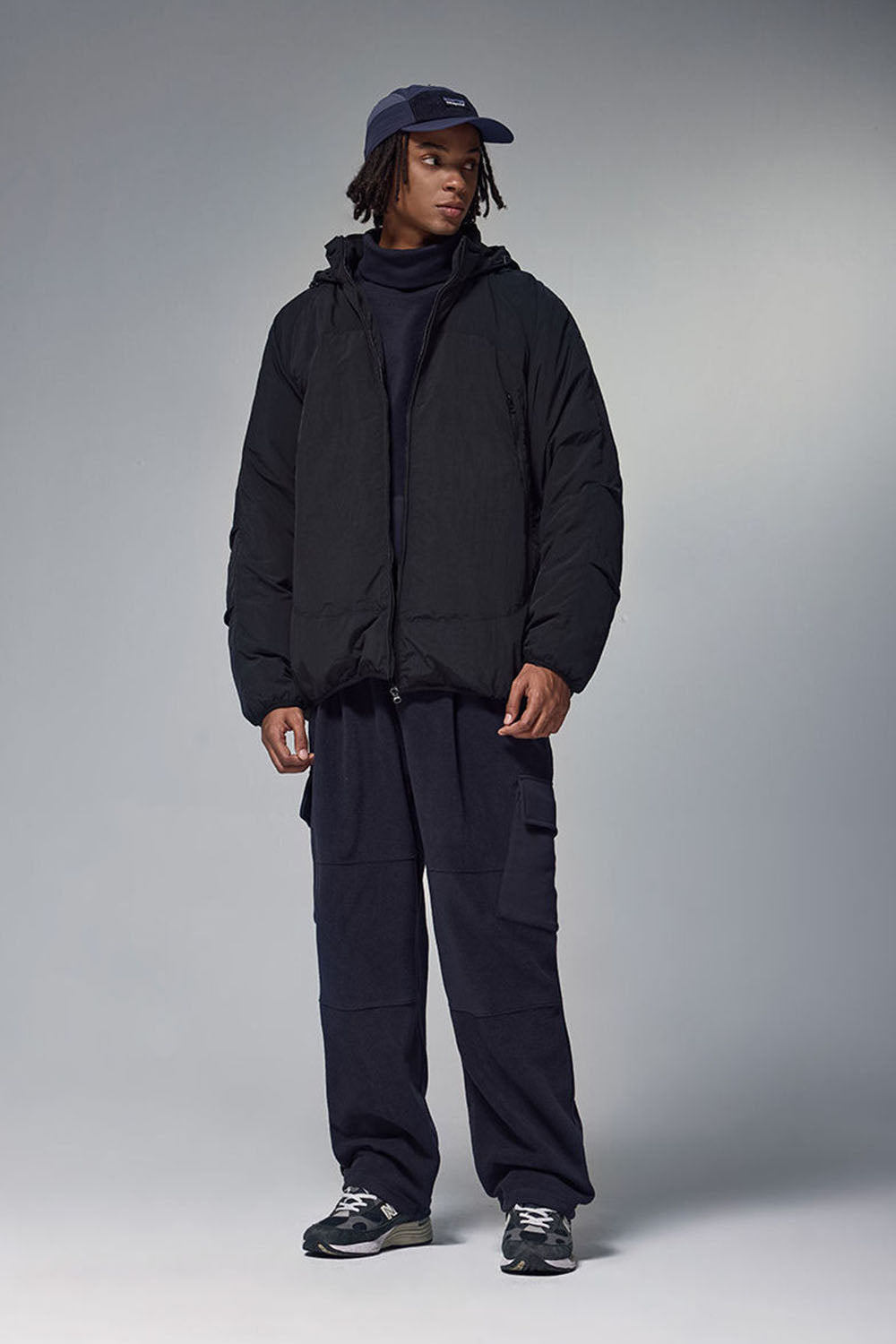 Triple Protection Lightweight Down Jacket with 90% Down Fill and High Collar