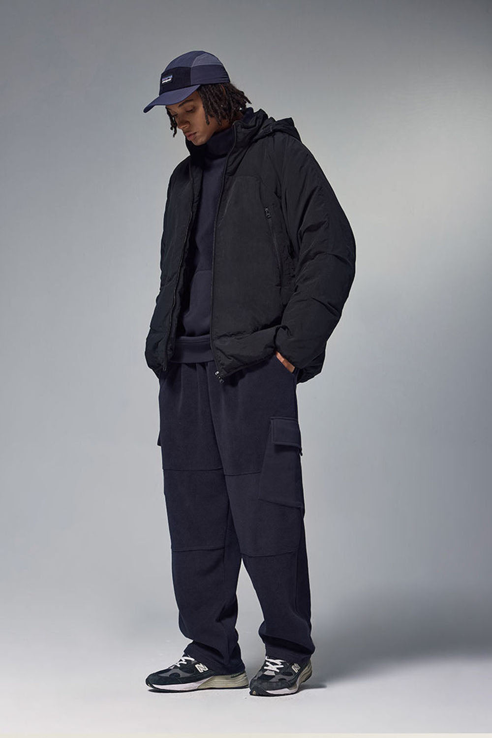 Triple Protection Lightweight Down Jacket with 90% Down Fill and High Collar