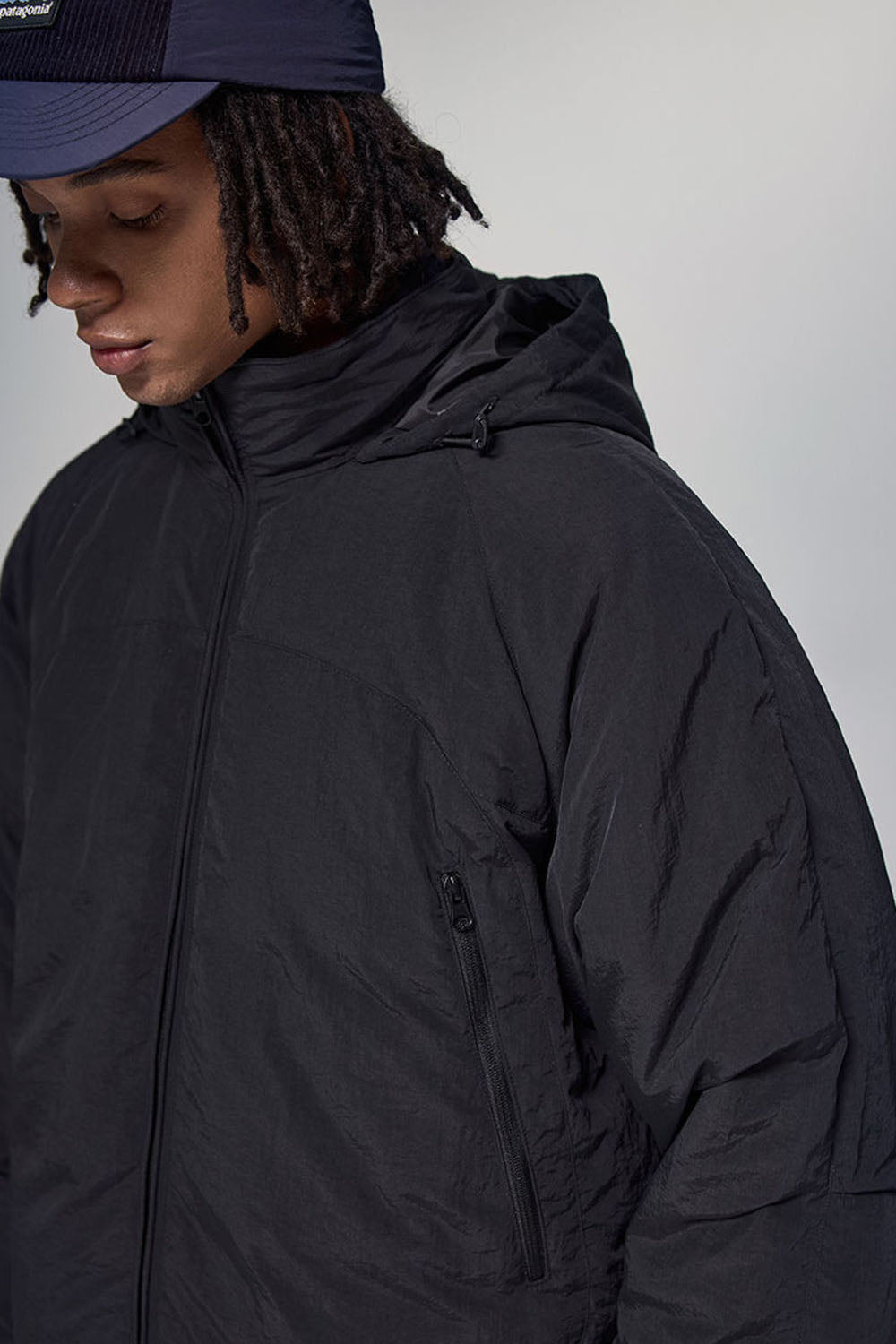 Triple Protection Lightweight Down Jacket with 90% Down Fill and High Collar