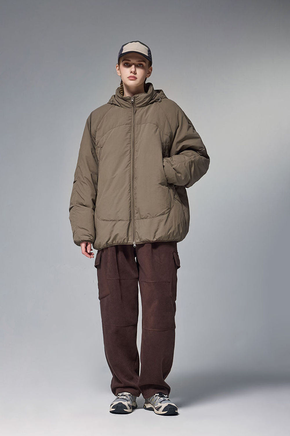 Triple Protection Lightweight Down Jacket with 90% Down Fill and High Collar