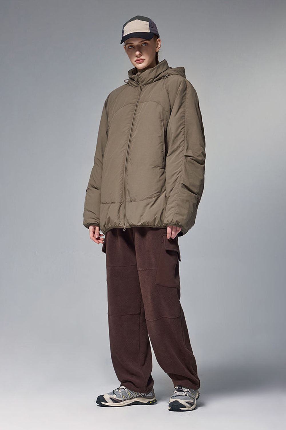 Triple Protection Lightweight Down Jacket with 90% Down Fill and High Collar