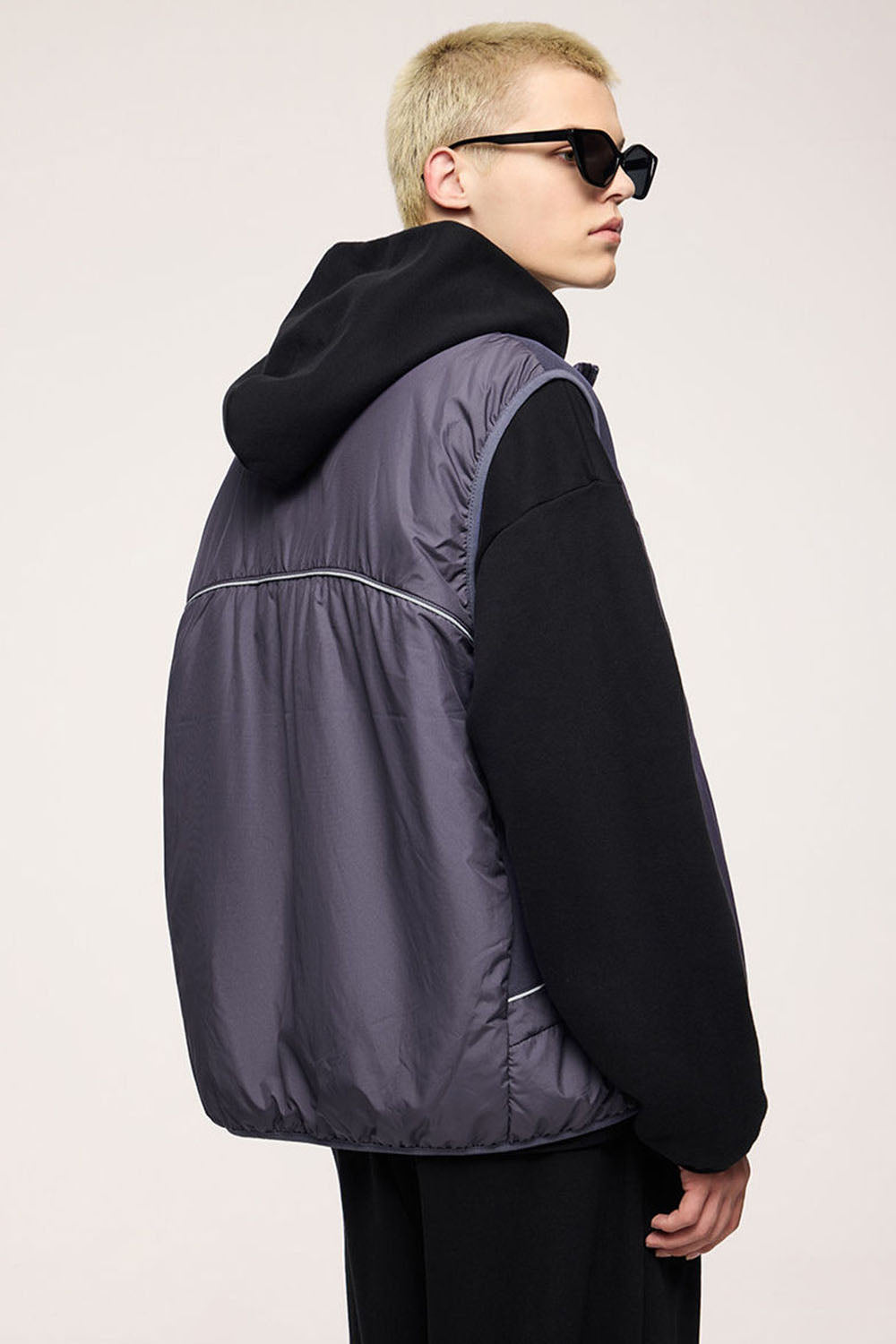 Functional Cotton Vest Outdoor Color Block Utility Vest