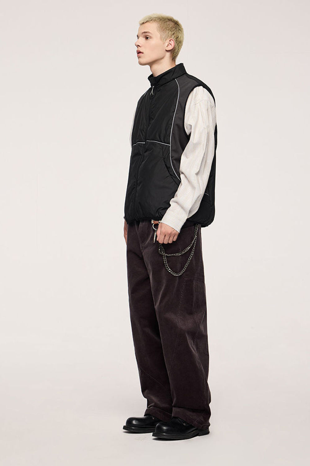 Functional Cotton Vest Outdoor Color Block Utility Vest