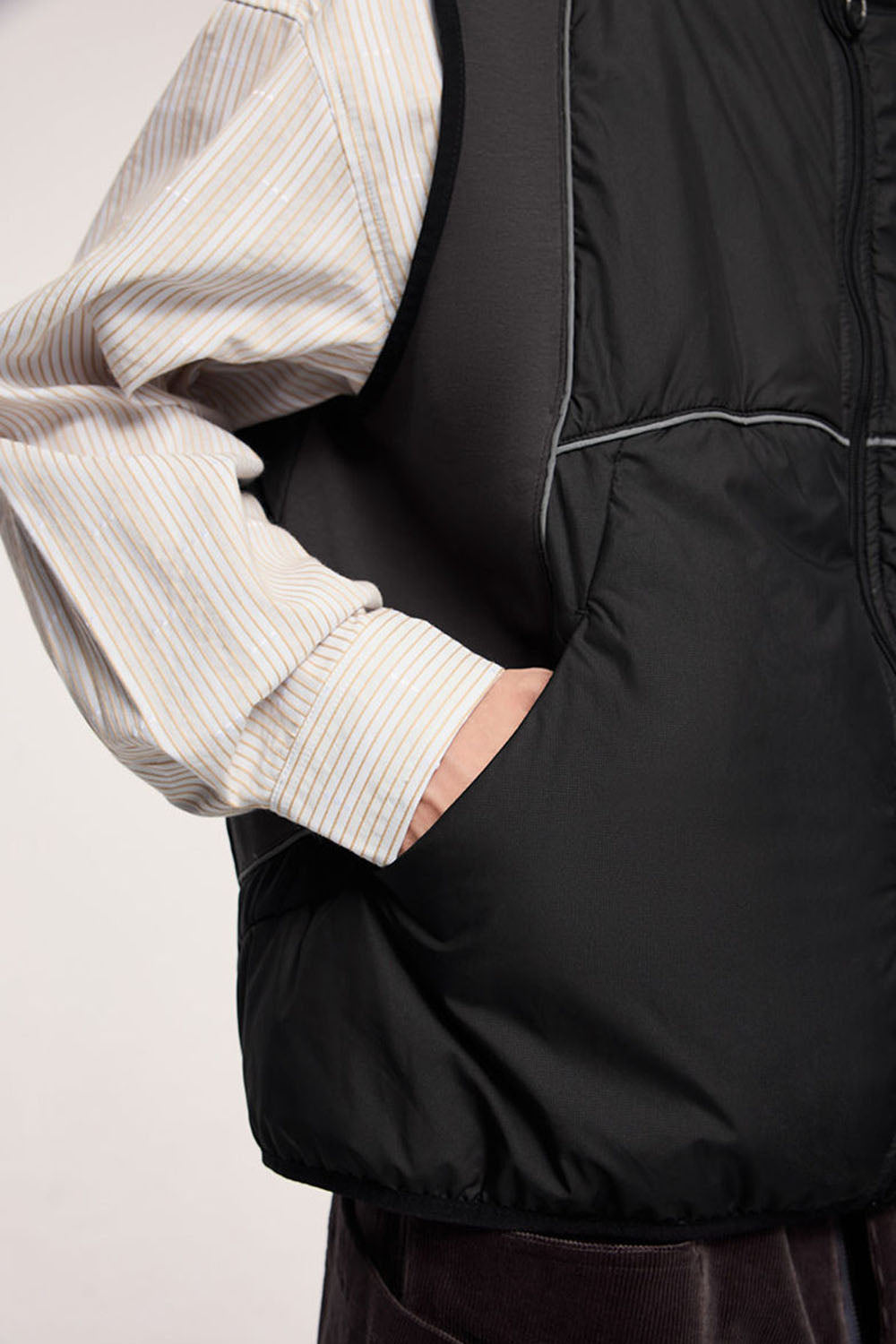 Functional Cotton Vest Outdoor Color Block Utility Vest