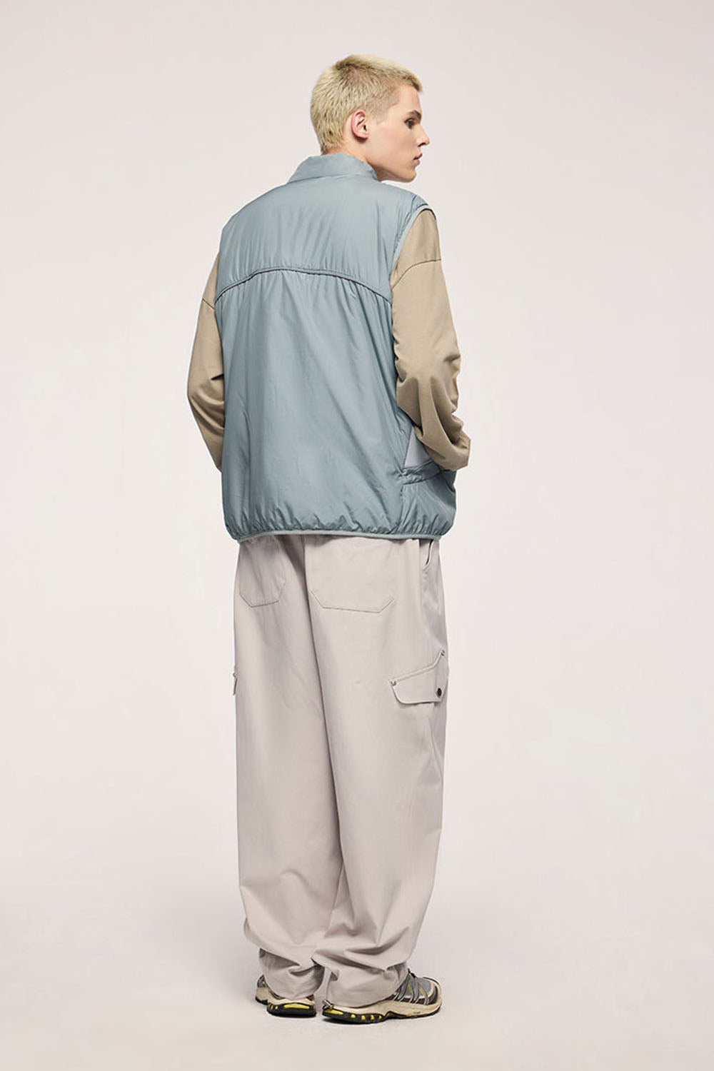 Functional Cotton Vest Outdoor Color Block Utility Vest
