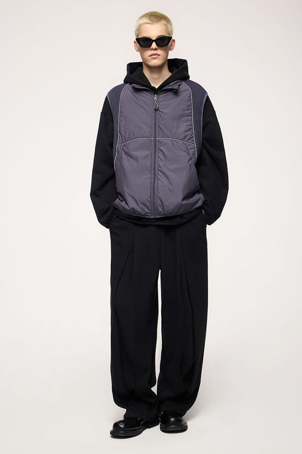 Functional Cotton Vest Outdoor Color Block Utility Vest