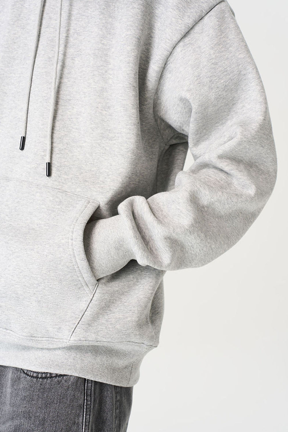 Solid Color 350g Fleece Hoodie with Plush Lining