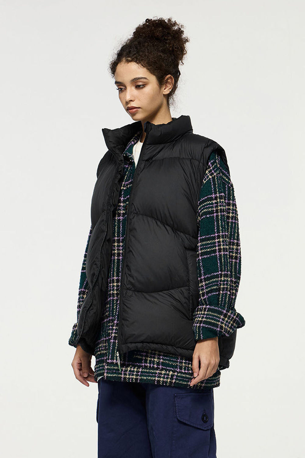 Lightweight Portable Puff Down Vest with 90% White Duck Down Insulated Warm Vest