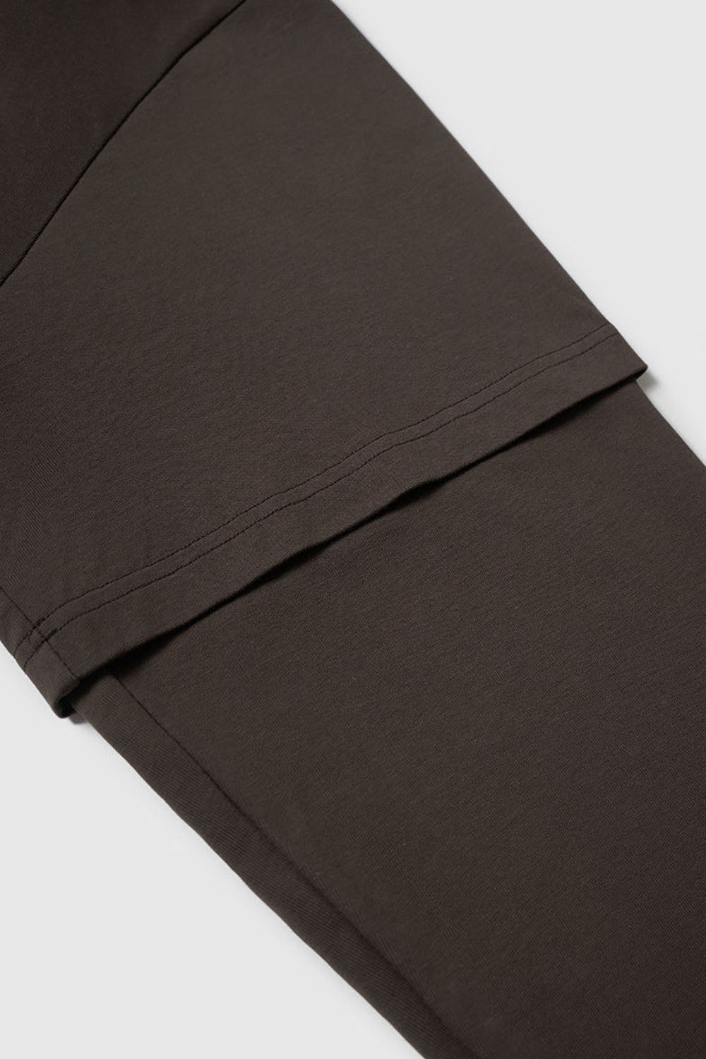 Heavyweight 265g Two-Layer Long Sleeve T-Shirt with Screw Rivet Pocket