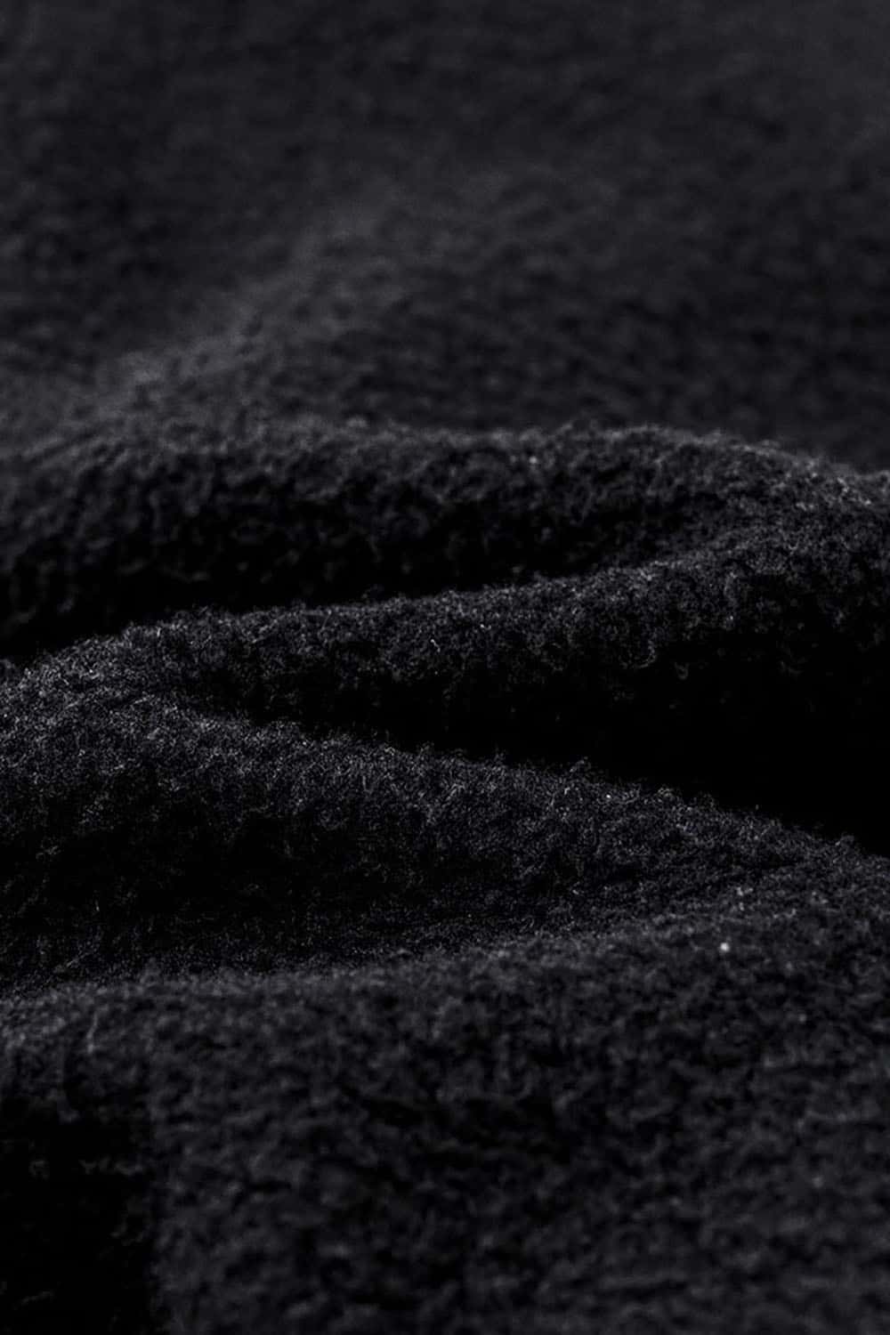 Vintage Washed Fleece-Lined Cropped Hoodie with Drop Shoulder Design