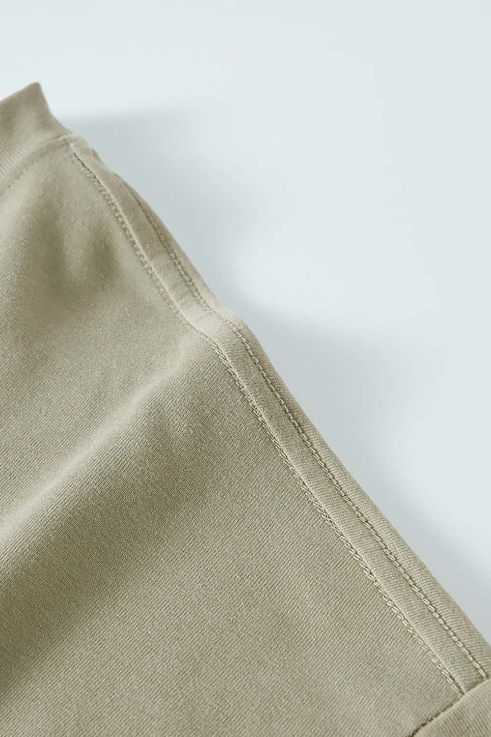 Heavyweight Basic Long Sleeve Solid Color Cotton Loose-Fit Plus Size T-Shirt