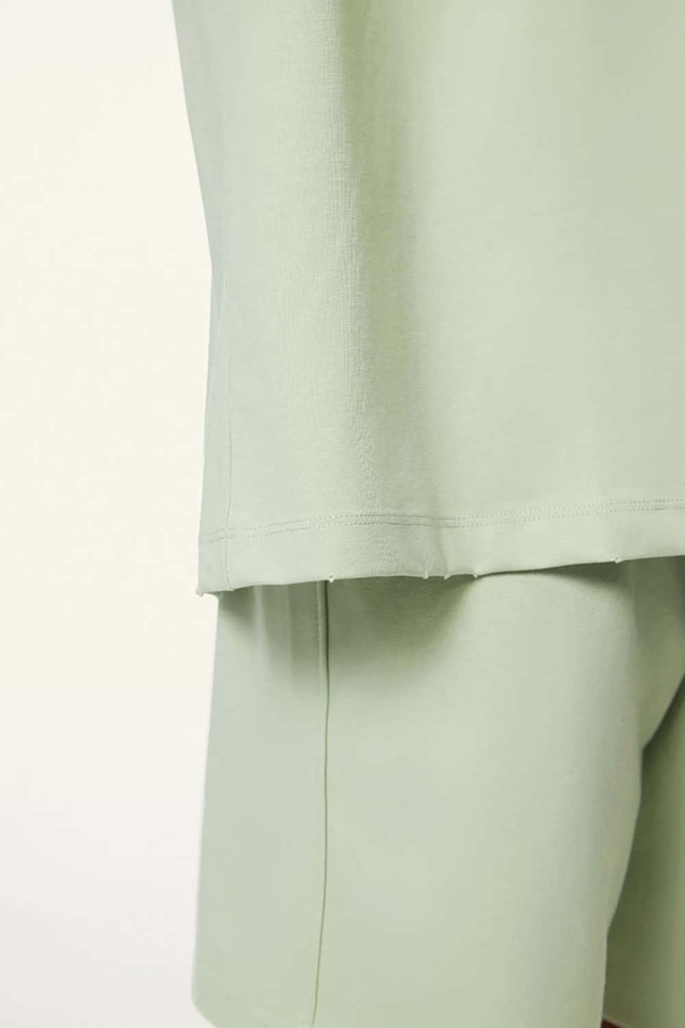 230g Cool-Touch Sports Solid Color Frayed Edge Loose-Fit Short Sleeve T-Shirt