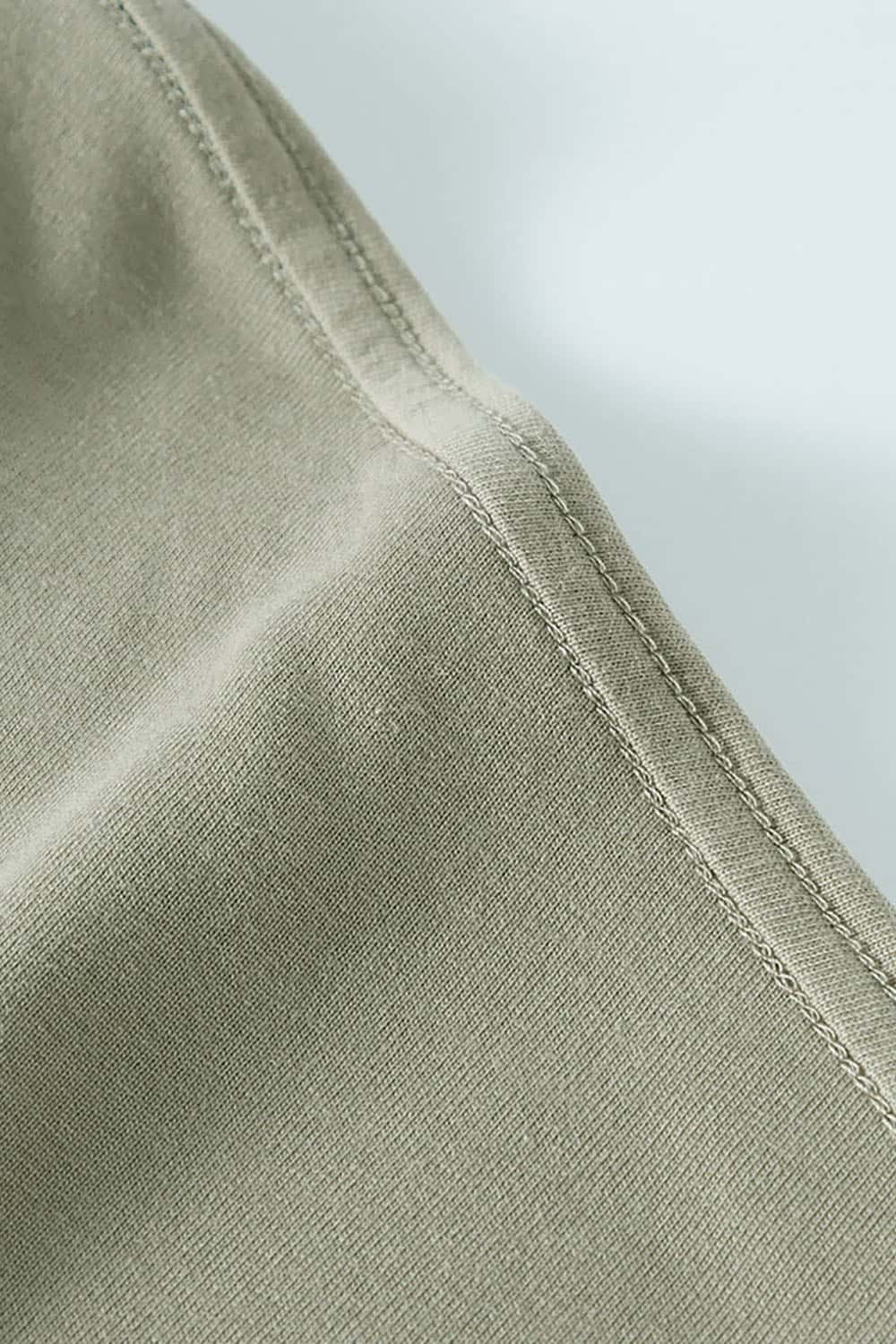 Solid Color Pure Cotton Long Sleeve Loose Couples T-Shirt