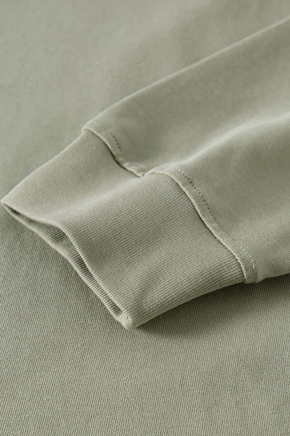 Solid Color Pure Cotton Long Sleeve Loose Couples T-Shirt