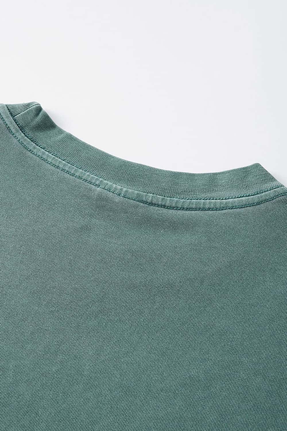 Loose Long Sleeve 260G Vintage Wash Distressed Long Sleeve T-Shirt