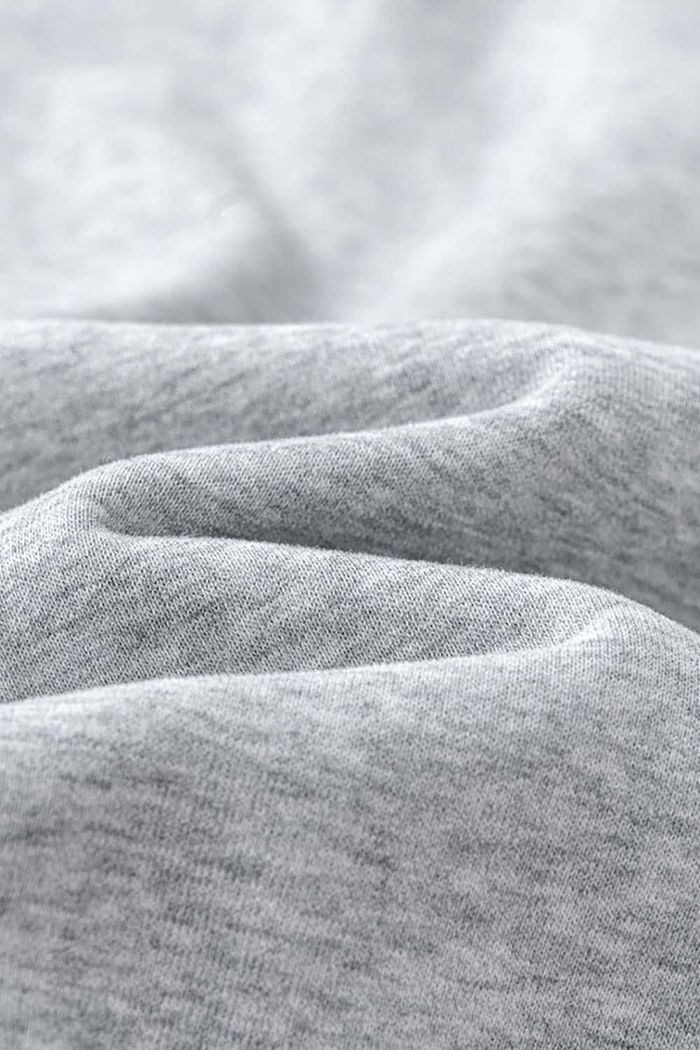 Loose-fit Solid Basic Fleece-Lined Zip-Up Hoodie Jacket