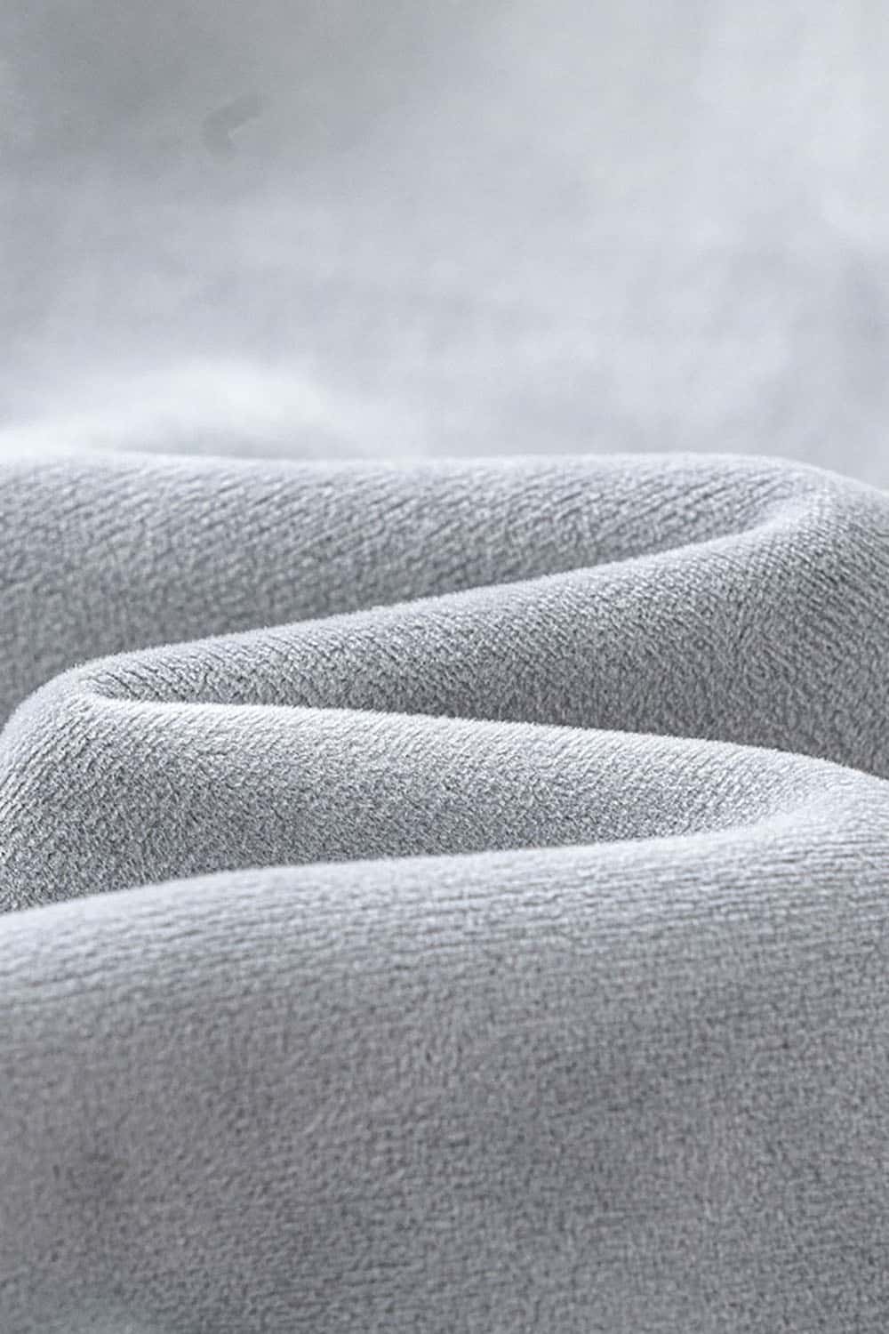 Loose-fit Solid Basic Fleece-Lined Zip-Up Hoodie Jacket