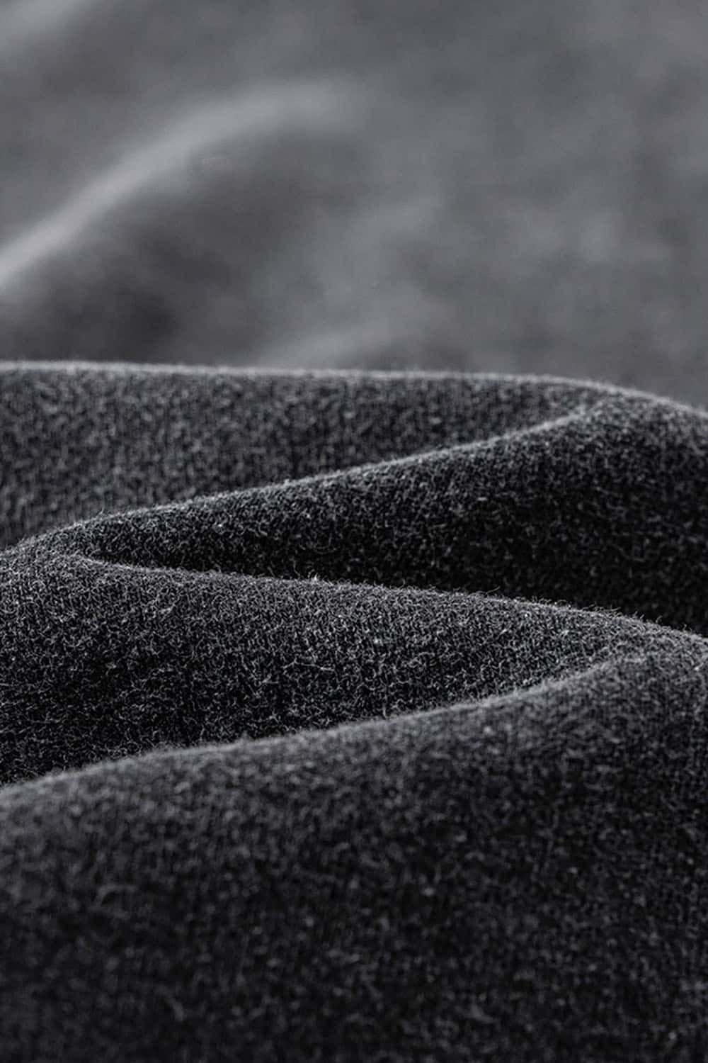 Retro Streetwear Loose-Fit Knitted Washed Hoodie