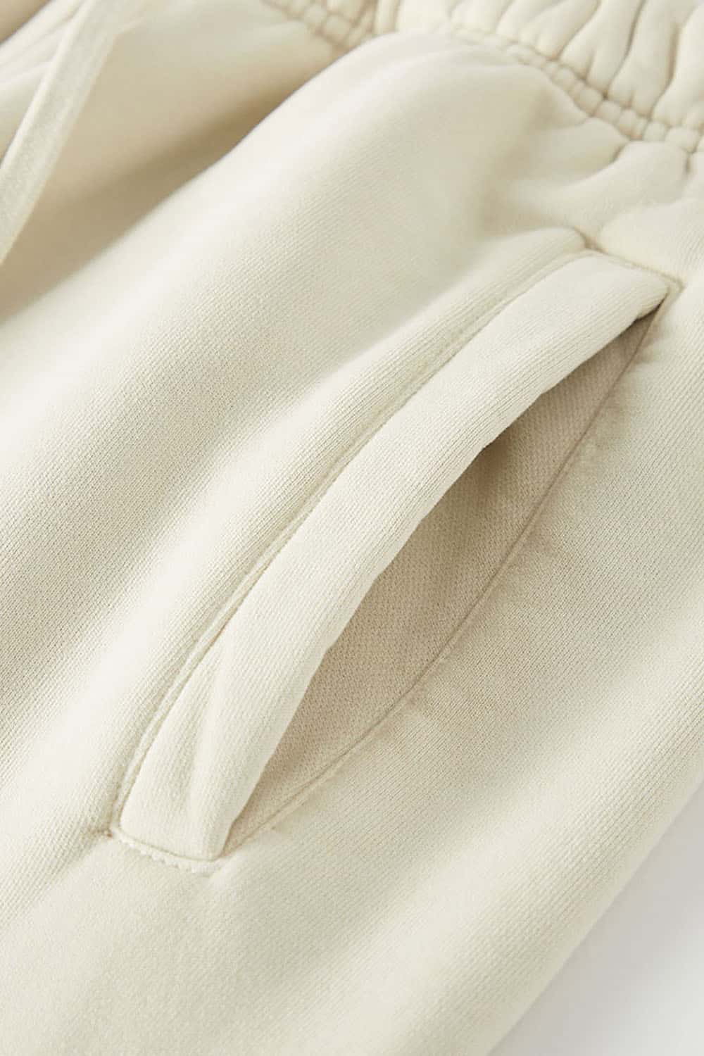 Vintage Wash Fleece-Lined Cuffed Casual Sport Joggers