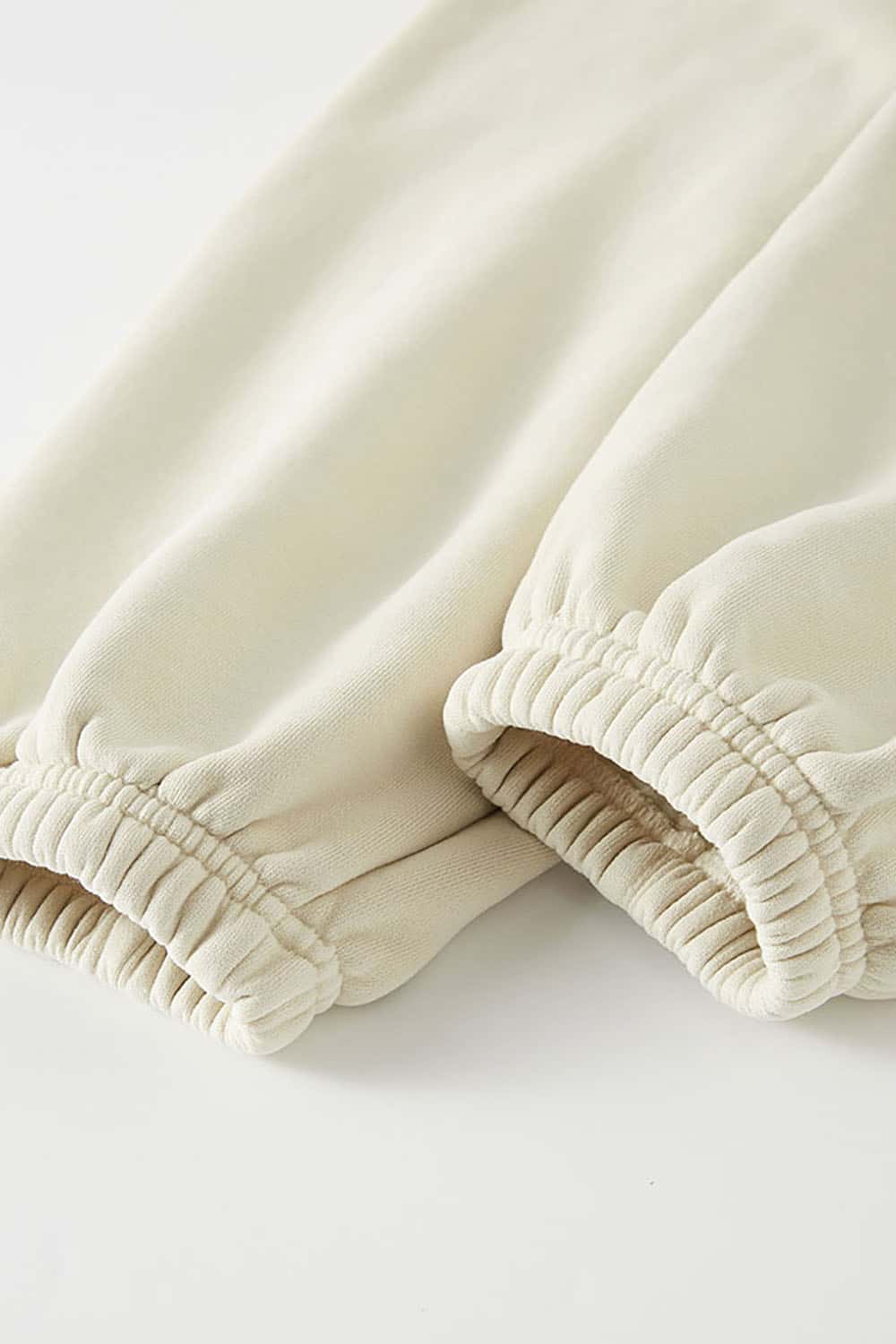 Vintage Wash Fleece-Lined Cuffed Casual Sport Joggers