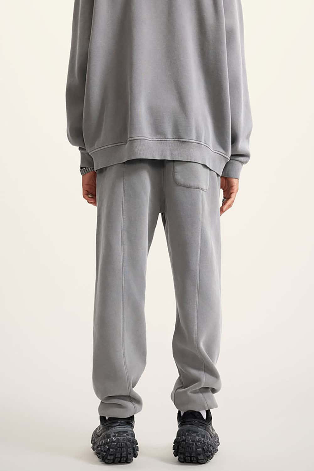 Vintage Wash Fleece-Lined Cuffed Casual Sport Joggers