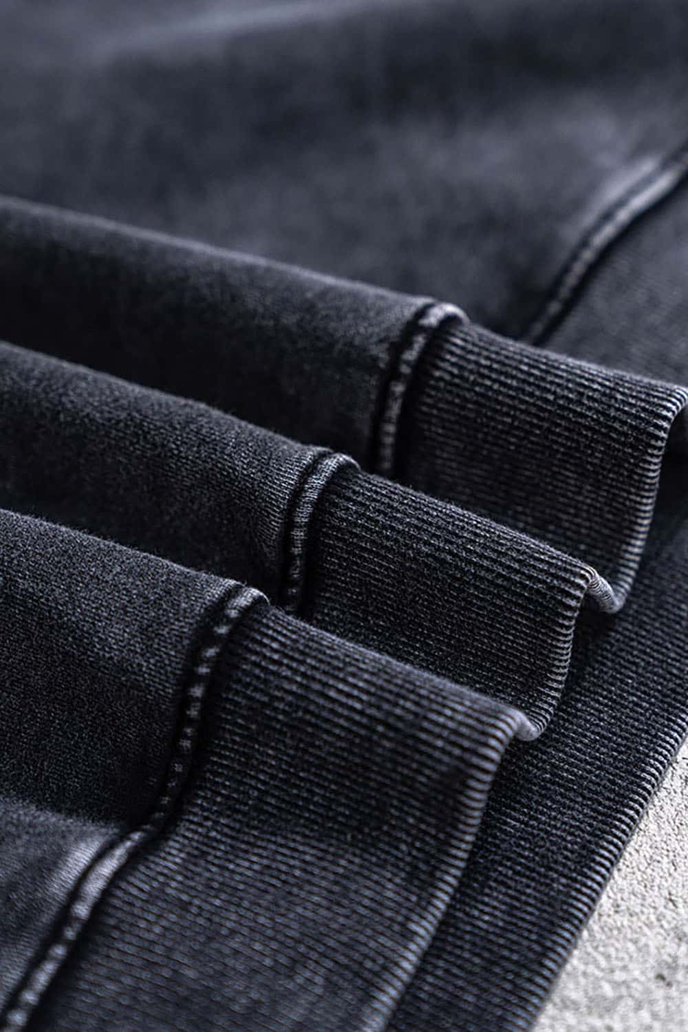 Vintage Wash Basic Crew Neck Sweatshirt