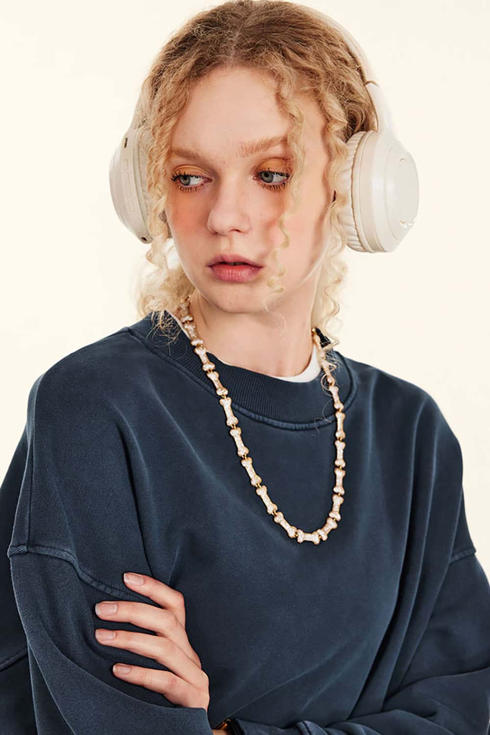 Vintage Wash Basic Crew Neck Sweatshirt