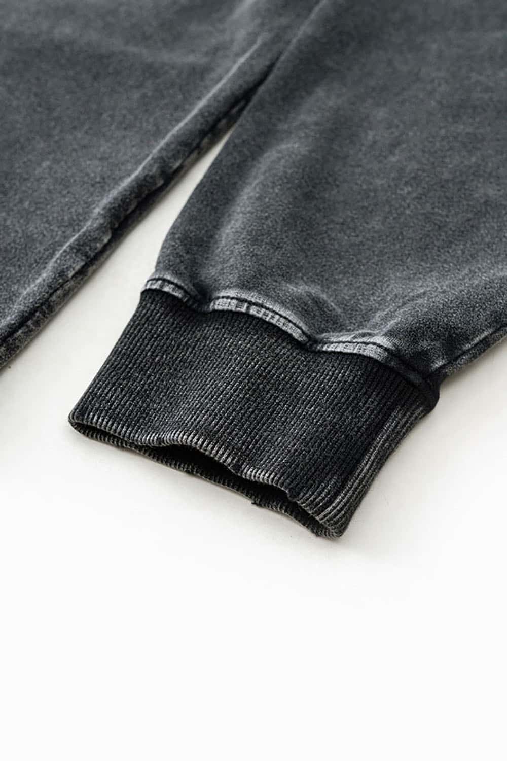 Loose-Fit Layered-Look Cotton T-shirt with Ribbon Stripe and Vintage Wash