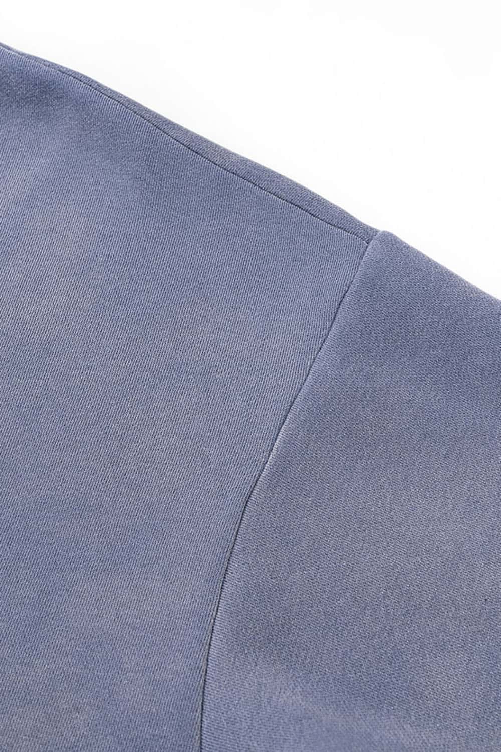 Vintage Hiphop Gradient Fleece Sweatshirt with Loose Crew Neck