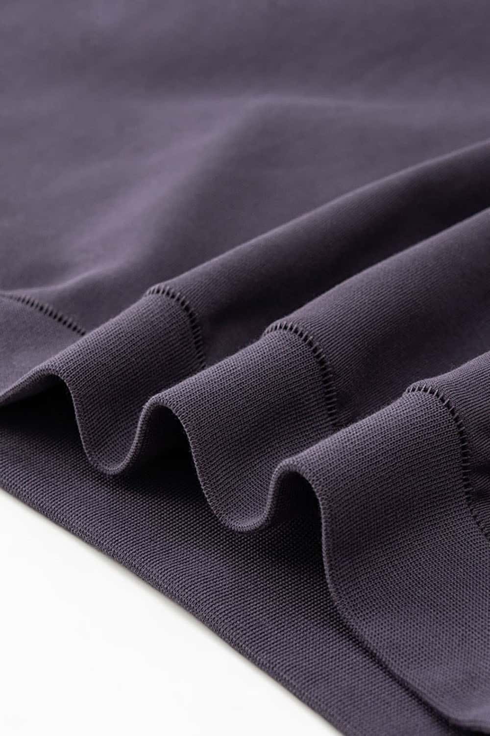 Loose Solid Color 440G Heavyweight Drop-Shoulder Basic Crew Neck Sweatshirt