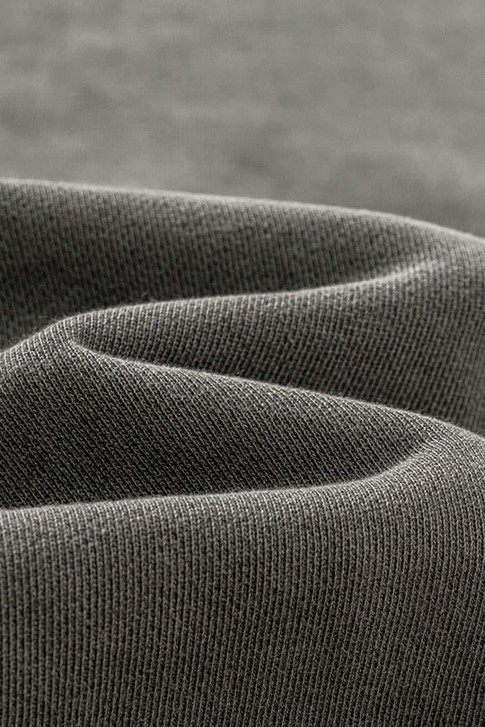 Loose-Fit Basic Cotton Terry Washed Hoodie