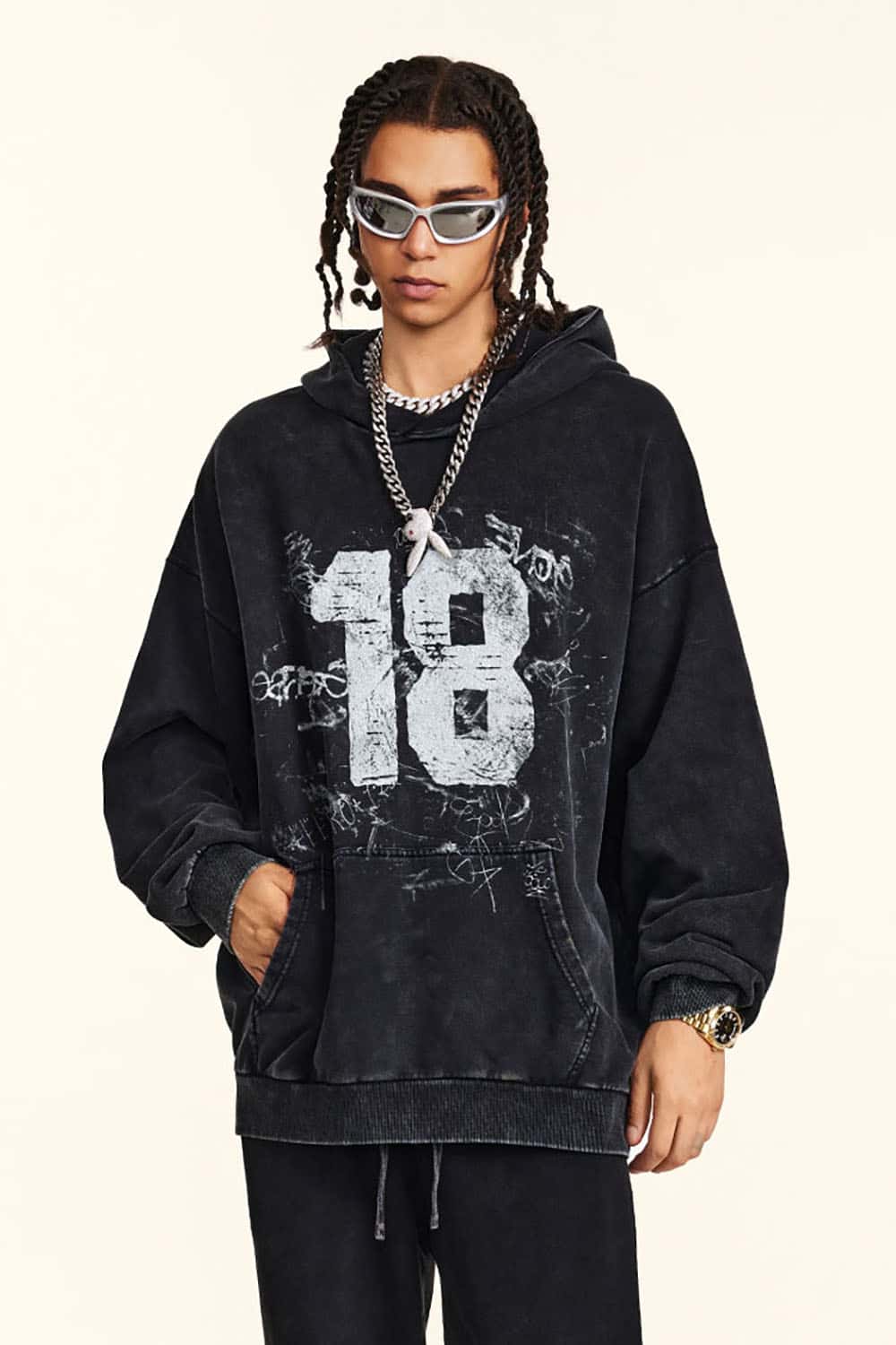 Vintage Sports Jersey Streetwear Hoodie Jacket