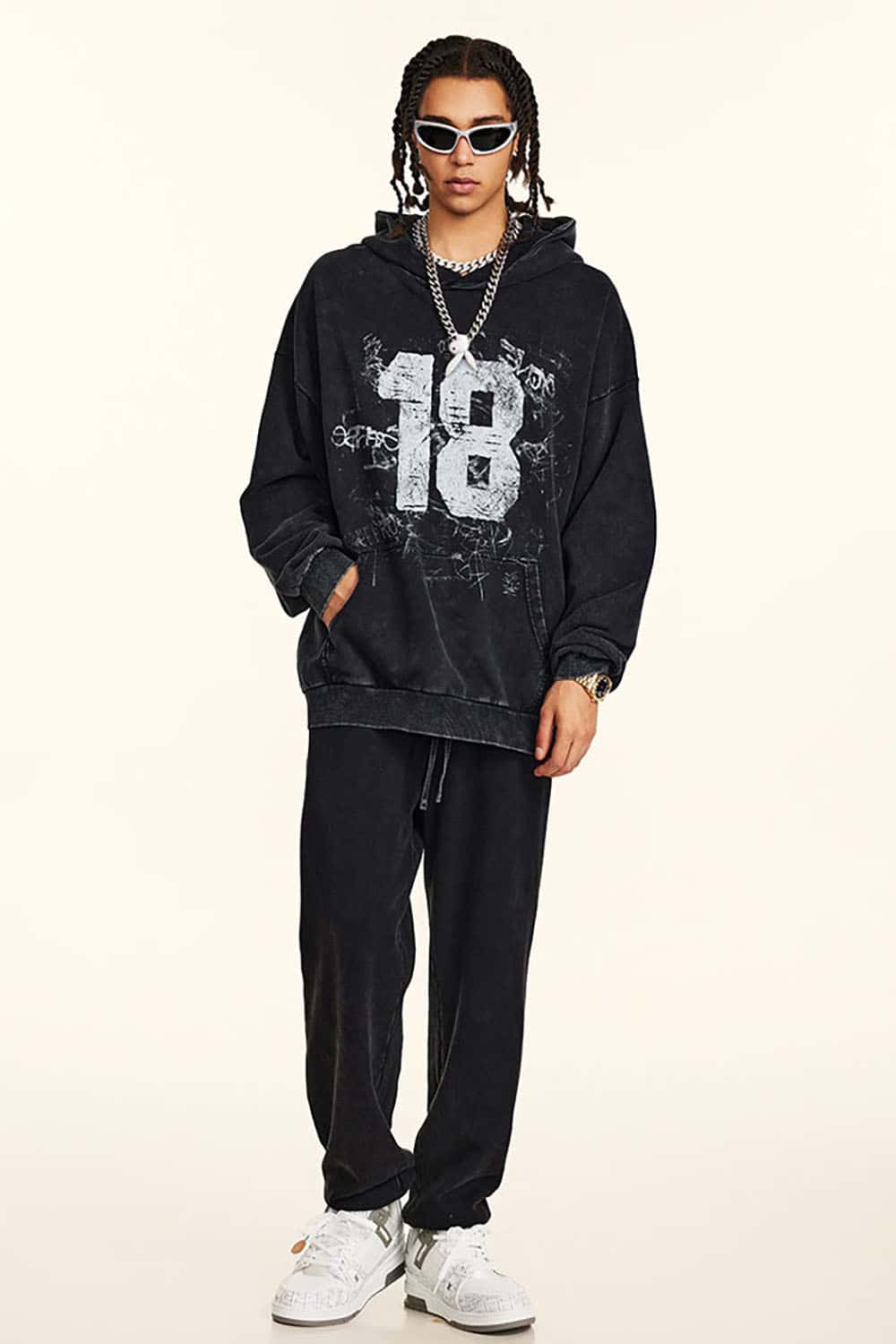 Vintage Sports Jersey Streetwear Hoodie Jacket