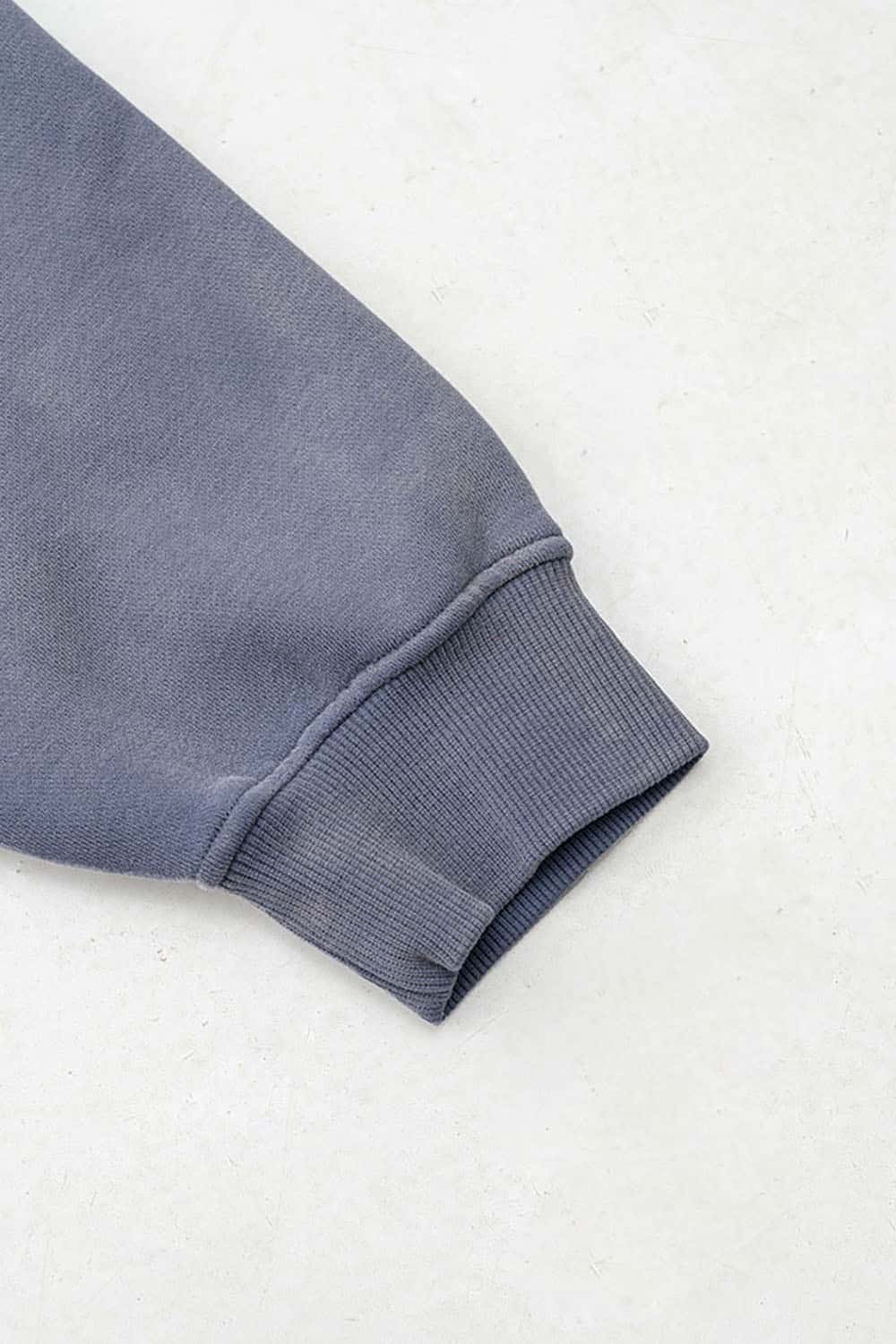 Vintage Wash Graffiti Paint Print Fleece Hoodie