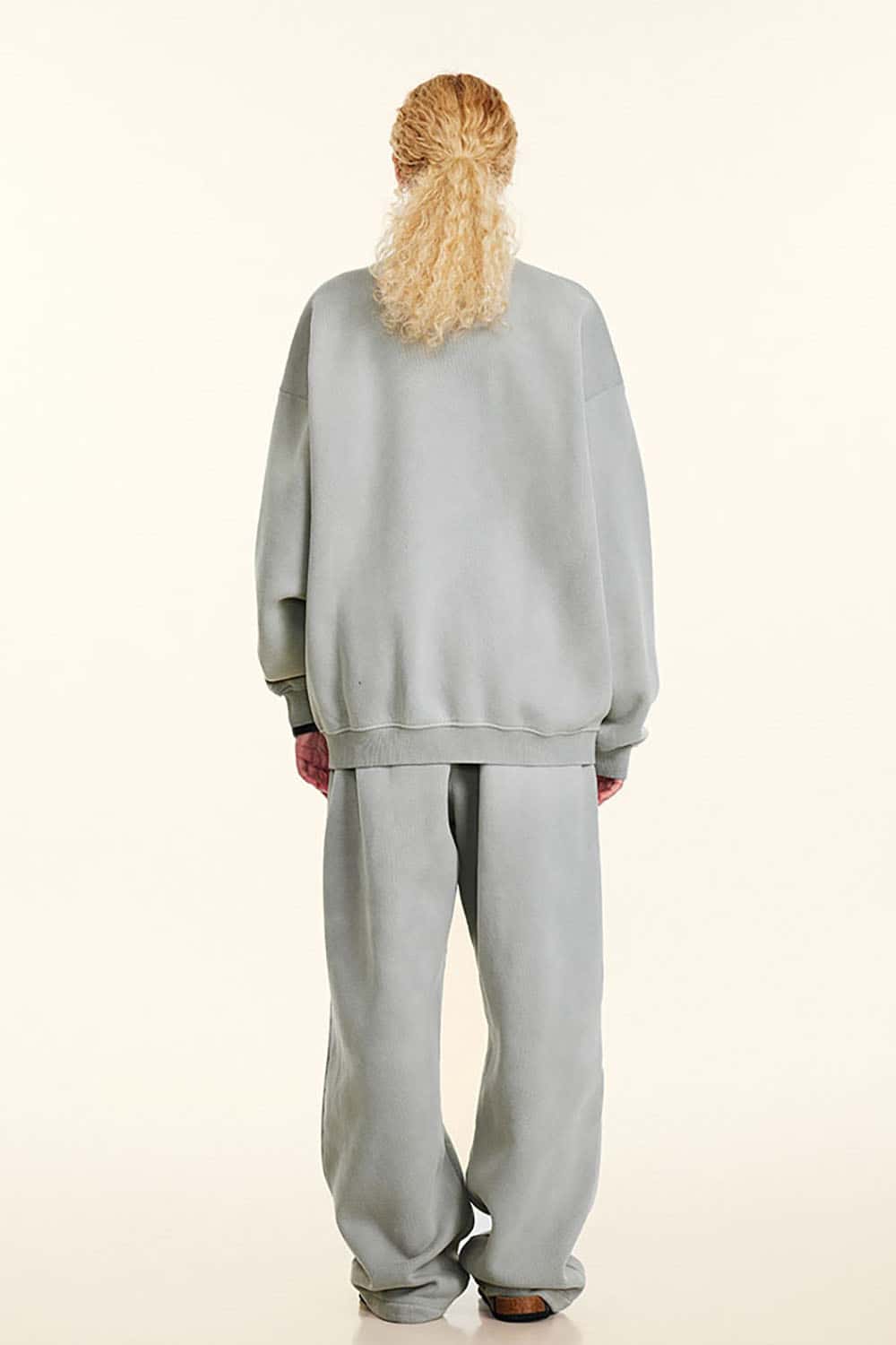 High Street Digital Print Letter Crewneck Sweatshirt