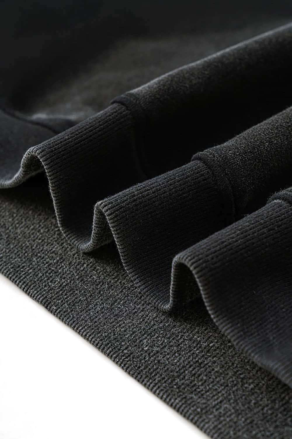 Streetwear Retro Washed Thick Fleece Solid Color Hoodie