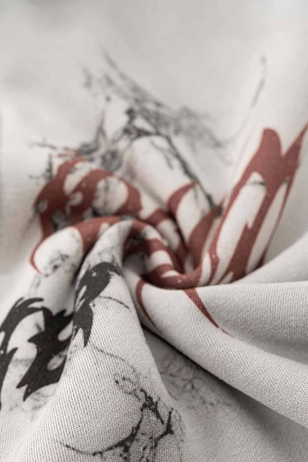 Gothic Style Zip-Up Hoodie Oversize Cardigan Jacket